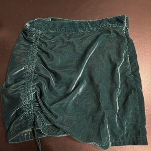 Free people velvet skirt